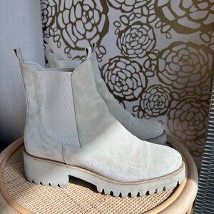 FRĒDA SALVADOR X SAM BROOKE BOOT - 9 / Bone Suede Water Resistant